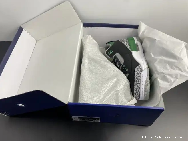 Official Maikesneakers 3 Air Green Jordan CT8532-030 Pine 0602
